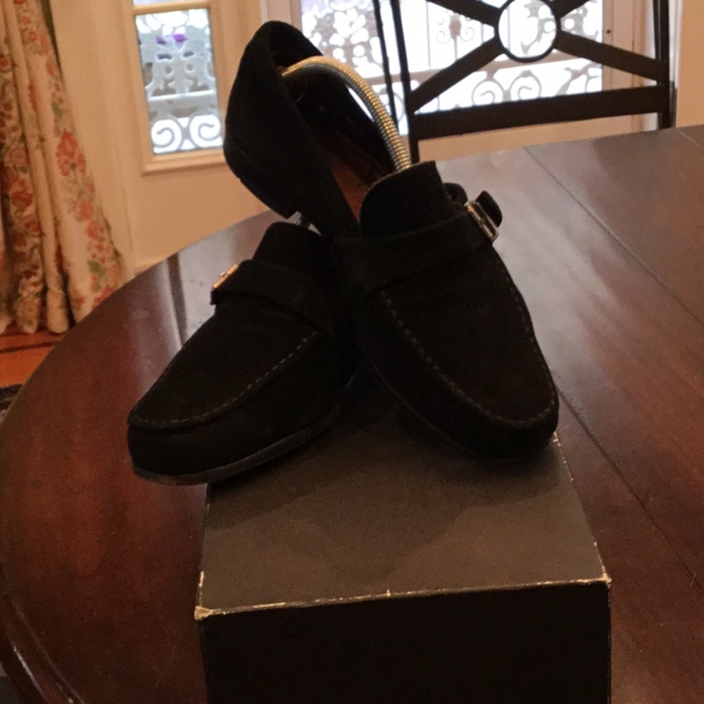 Botticelli Black Suede Dress Shoe